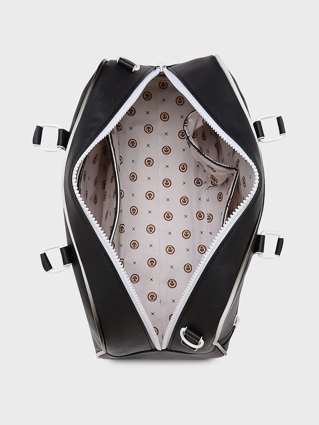 Caprese Vivian Large Black Duffle Bag - Image 8