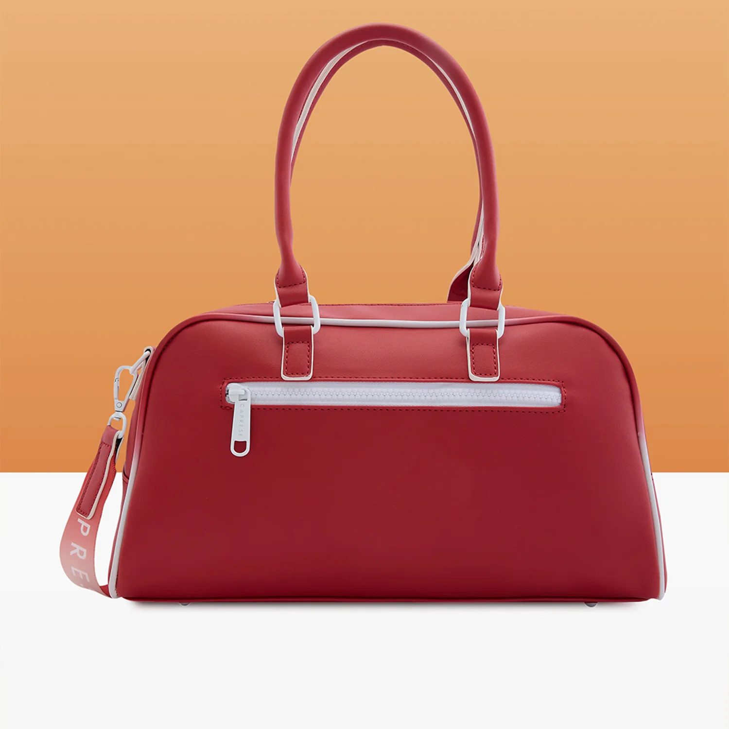 Caprese Vivian Large Red Duffle Bag - Image 4