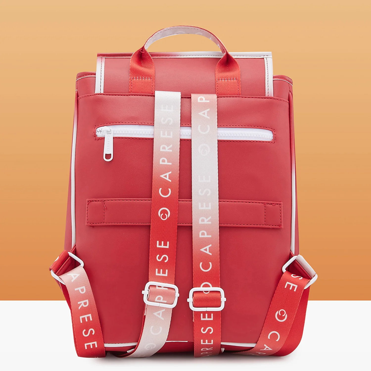 Caprese Vivian Large Red Fashion Backpack - Image 4