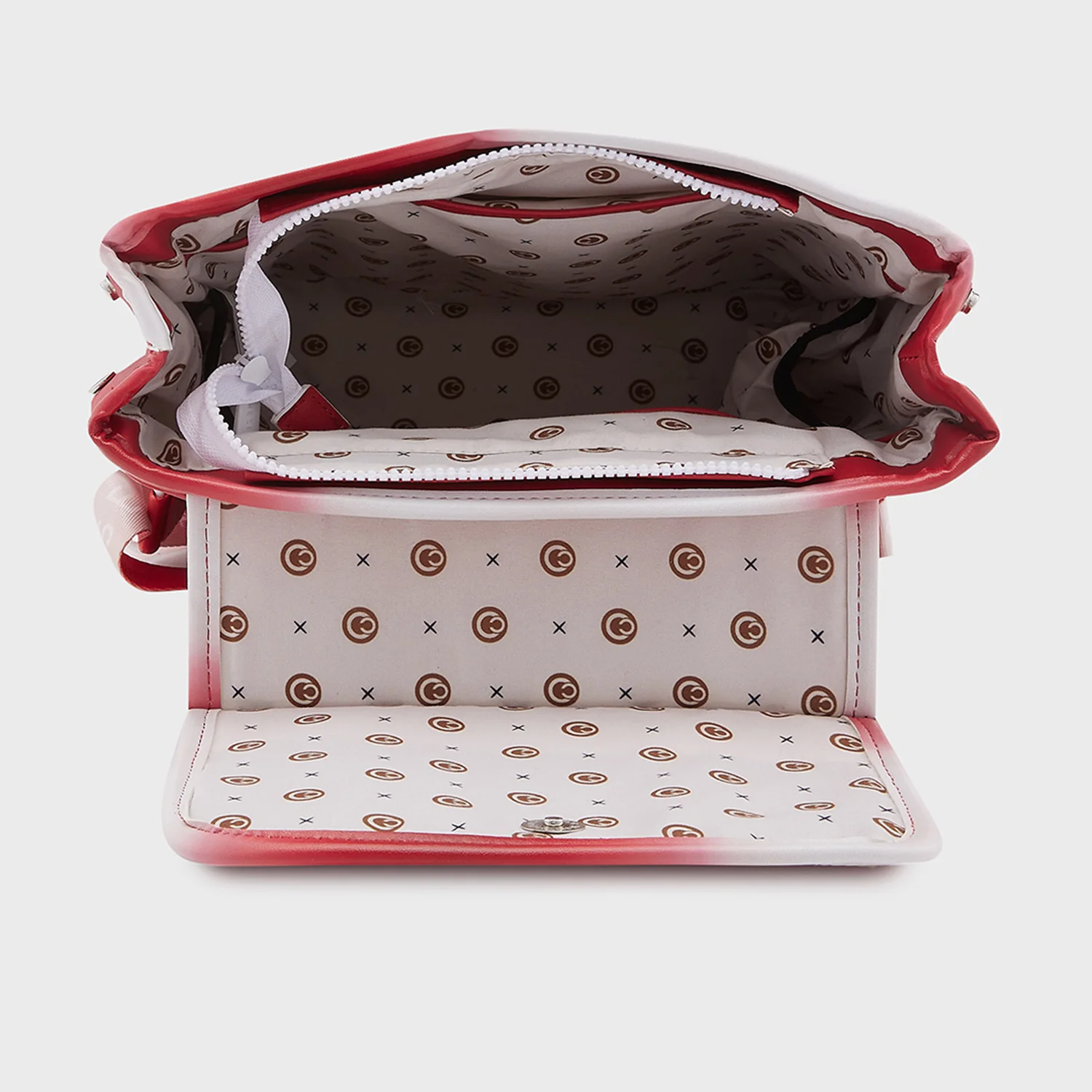 Caprese Vivian Large Red Fashion Backpack - Image 7