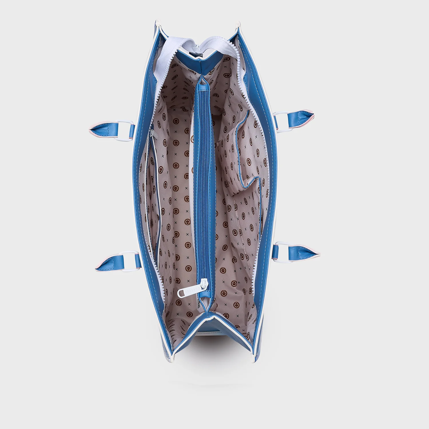 Caprese Vivian Large Blue Tote Bag - Image 7
