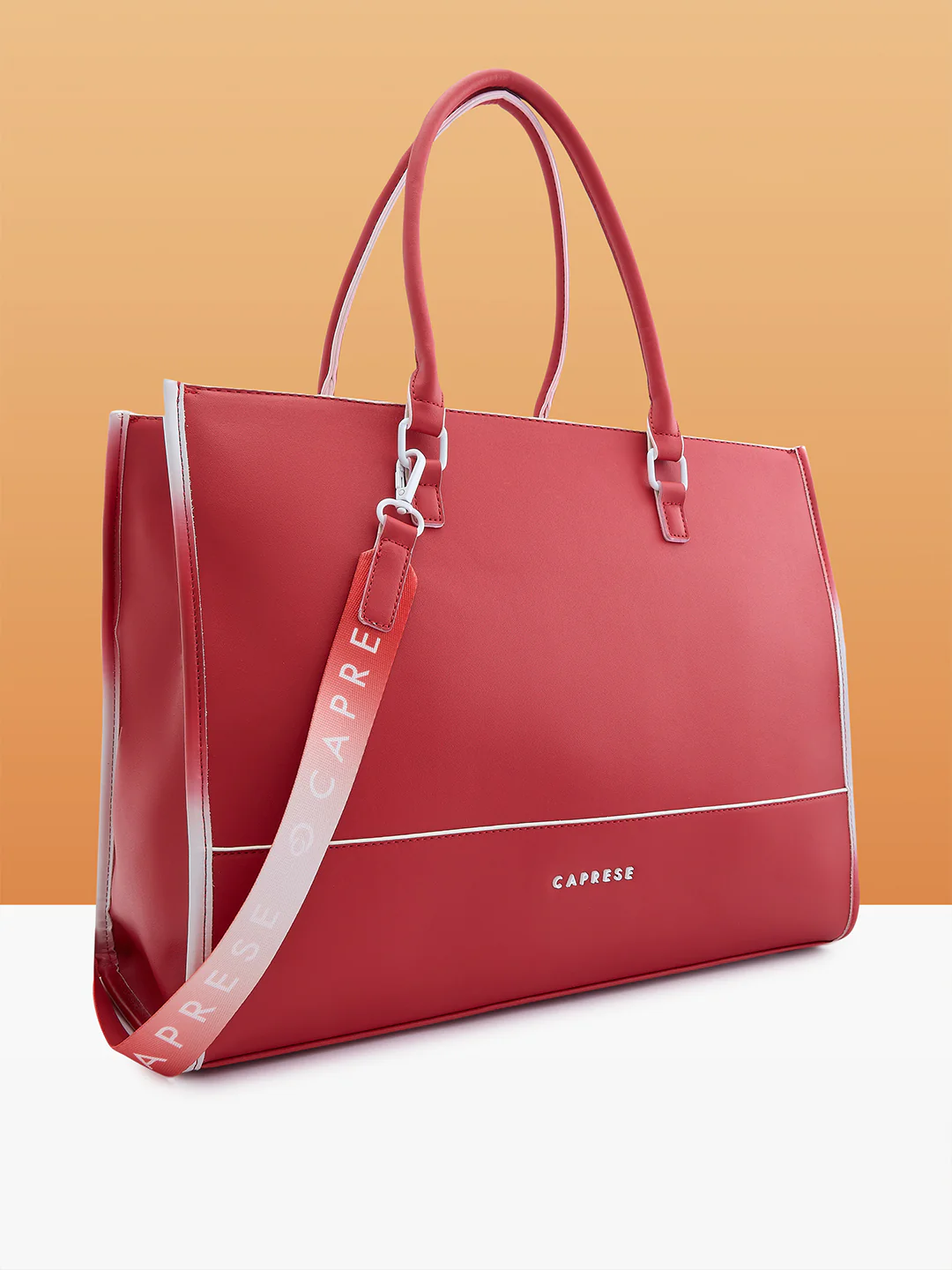 Caprese Vivian Large Red Tote Bag - Image 4
