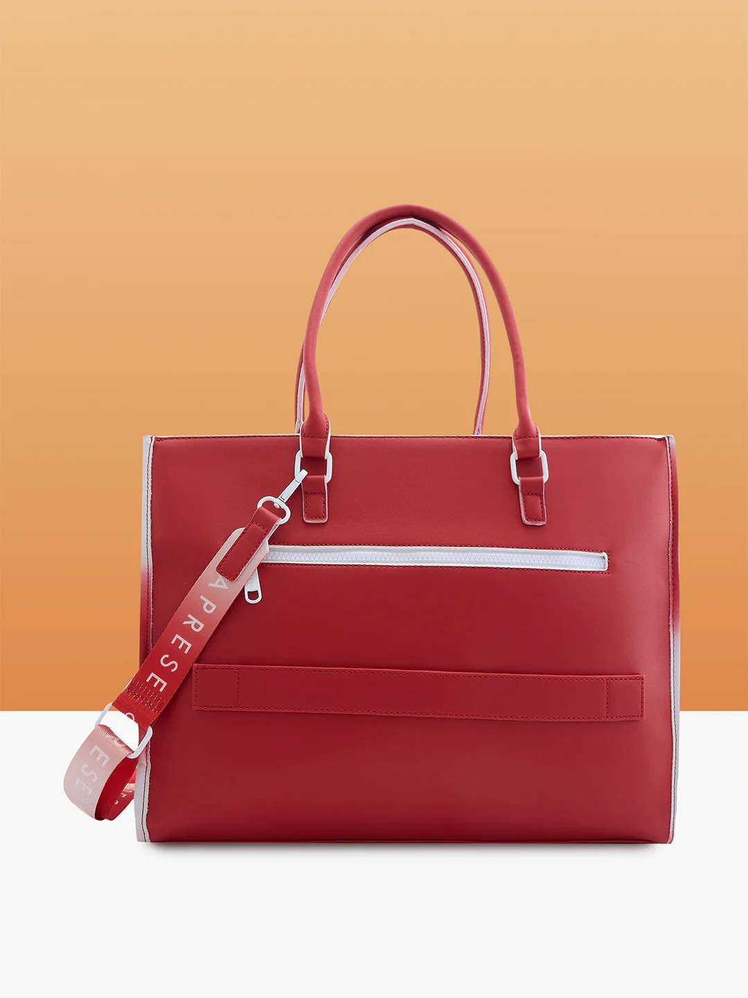 Caprese Vivian Large Red Tote Bag - Image 5