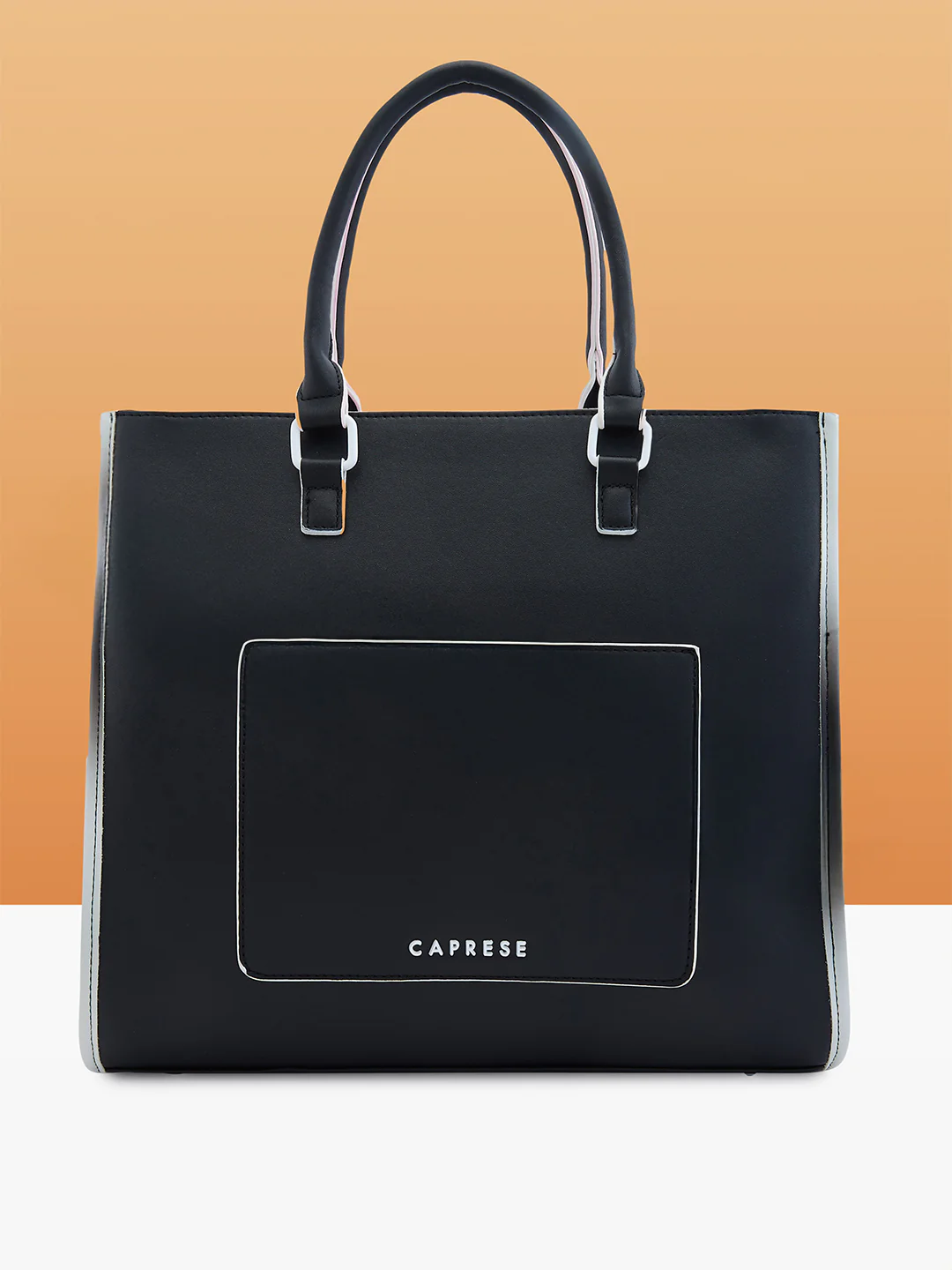 Caprese Vivian Medium Black Tote Bag - Image 3