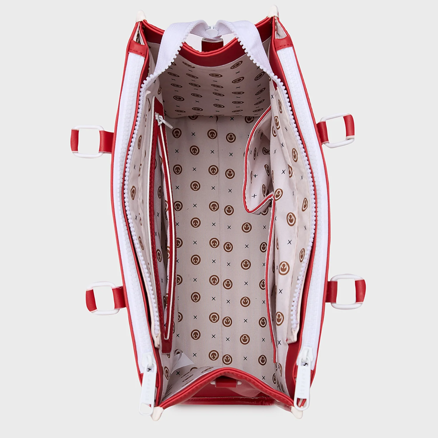 Caprese Vivian Medium Red Tote Bag - Image 8