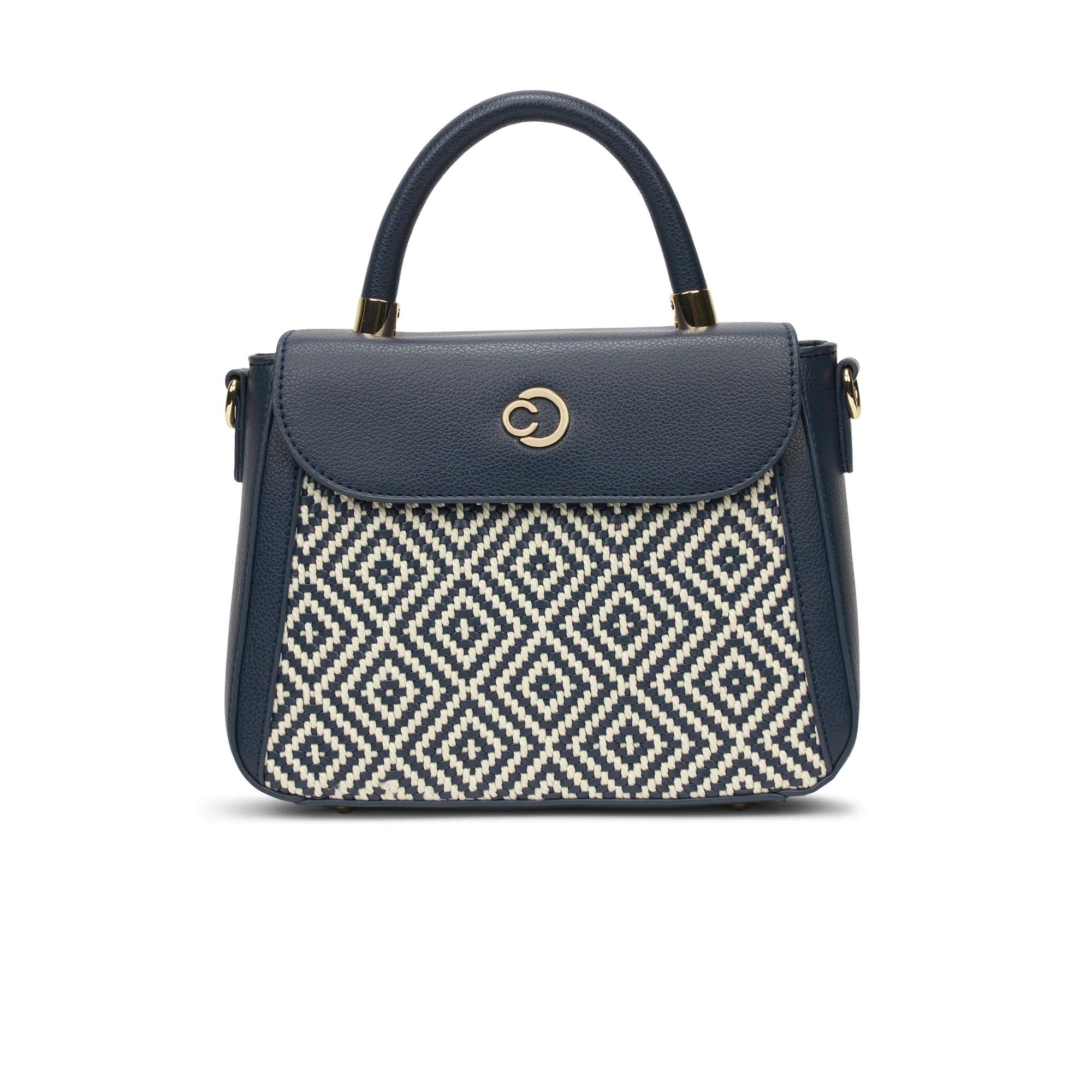 Caprese  Wind Small Midnight Blue Satchel Bag