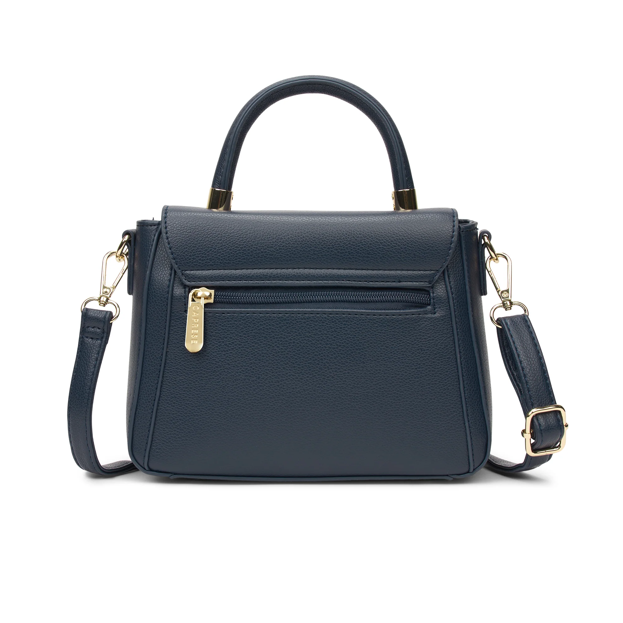 Caprese  Wind Small Midnight Blue Satchel Bag - Image 4