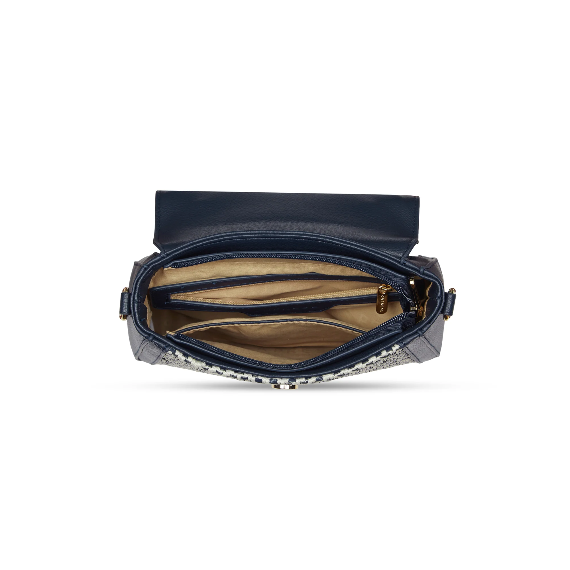 Caprese  Wind Small Midnight Blue Satchel Bag - Image 6