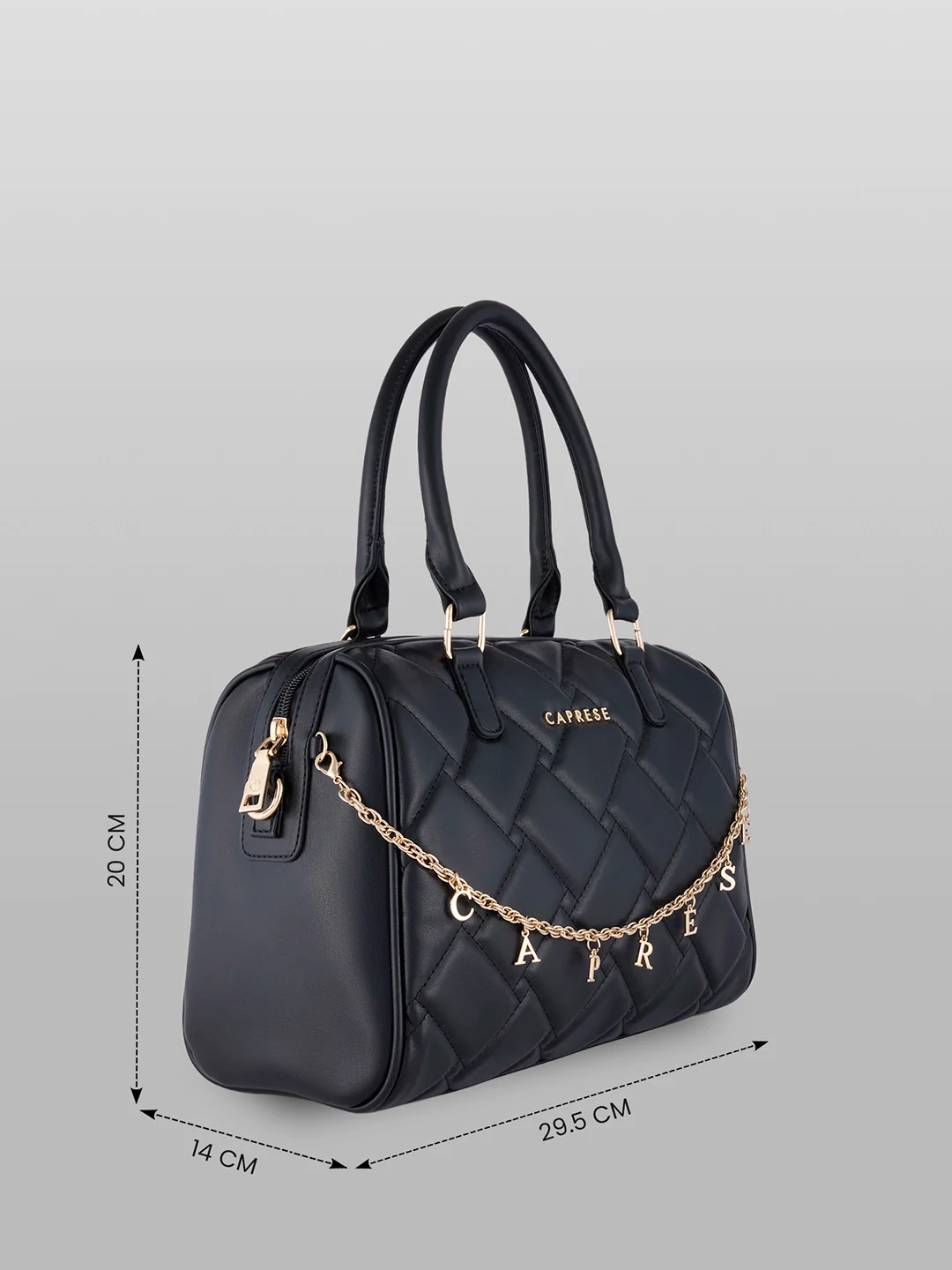 Caprese Winter Large Black Satchel Bag - Image 5