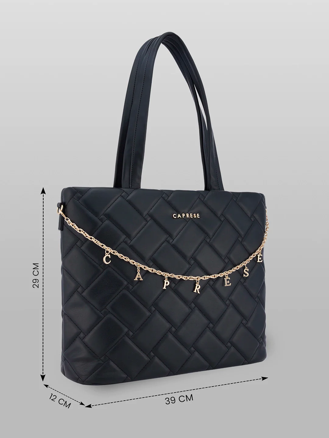 Caprese Winter Large Black Tote Bag - Image 5