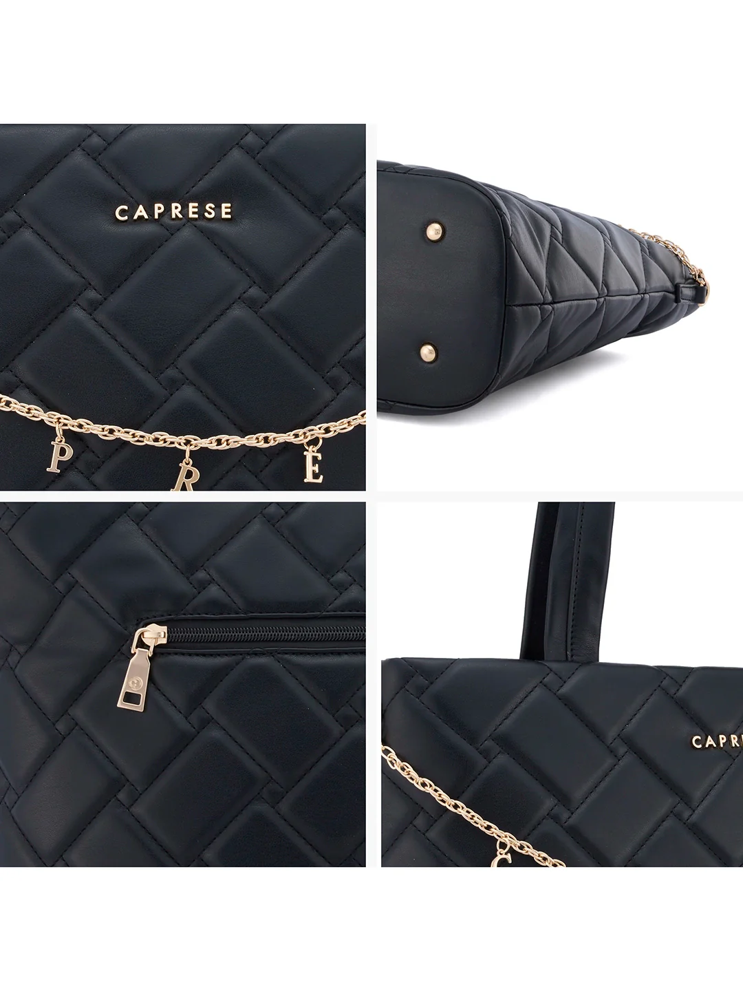 Caprese Winter Large Black Tote Bag - Image 7