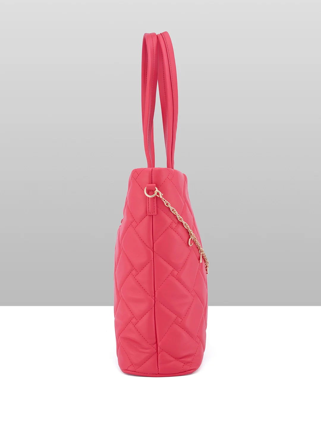 Caprese Winter Large Fuchsia Tote Bag - Image 9