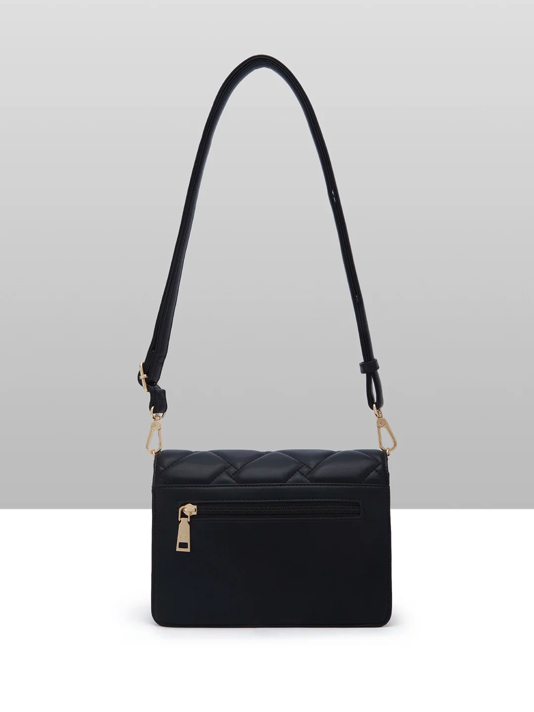 Caprese Winter Medium Black Sling Bag - Image 6