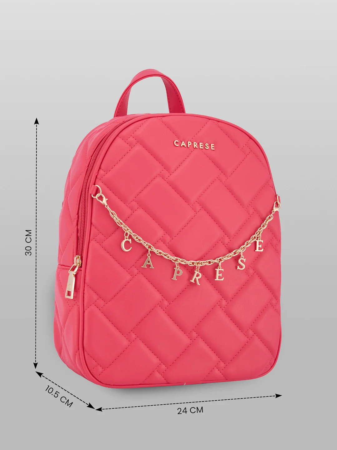Caprese Winter Medium Fuchsia Backpack - Image 5