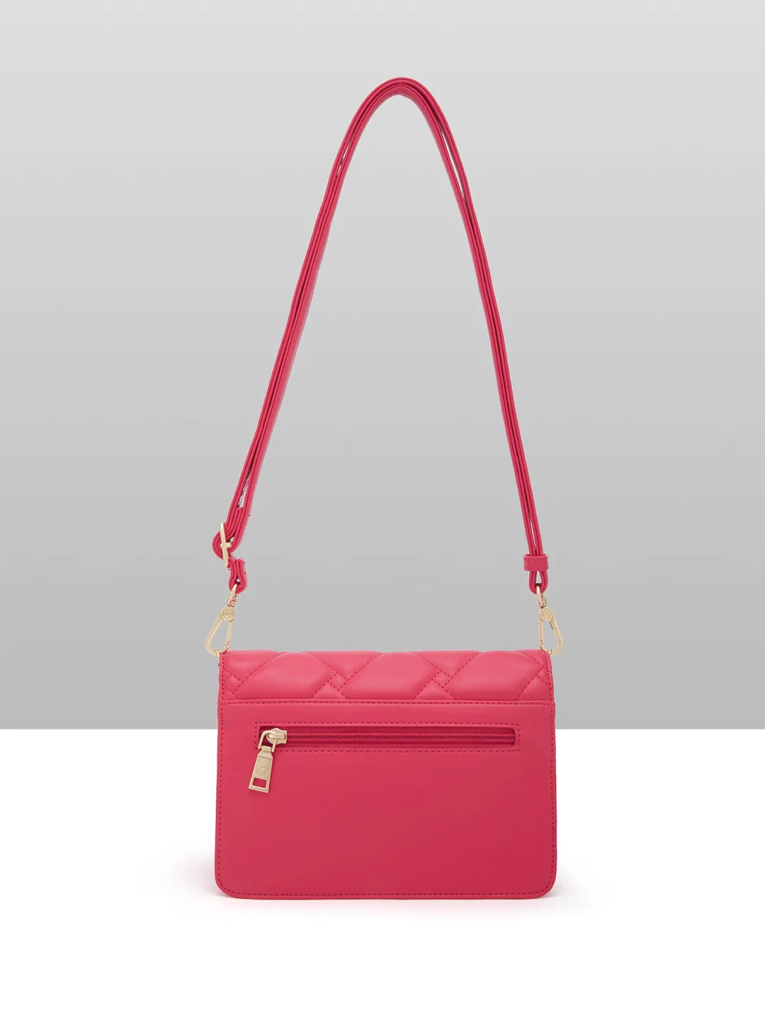 Caprese Winter Medium Fuchsia Sling Bag - Image 6
