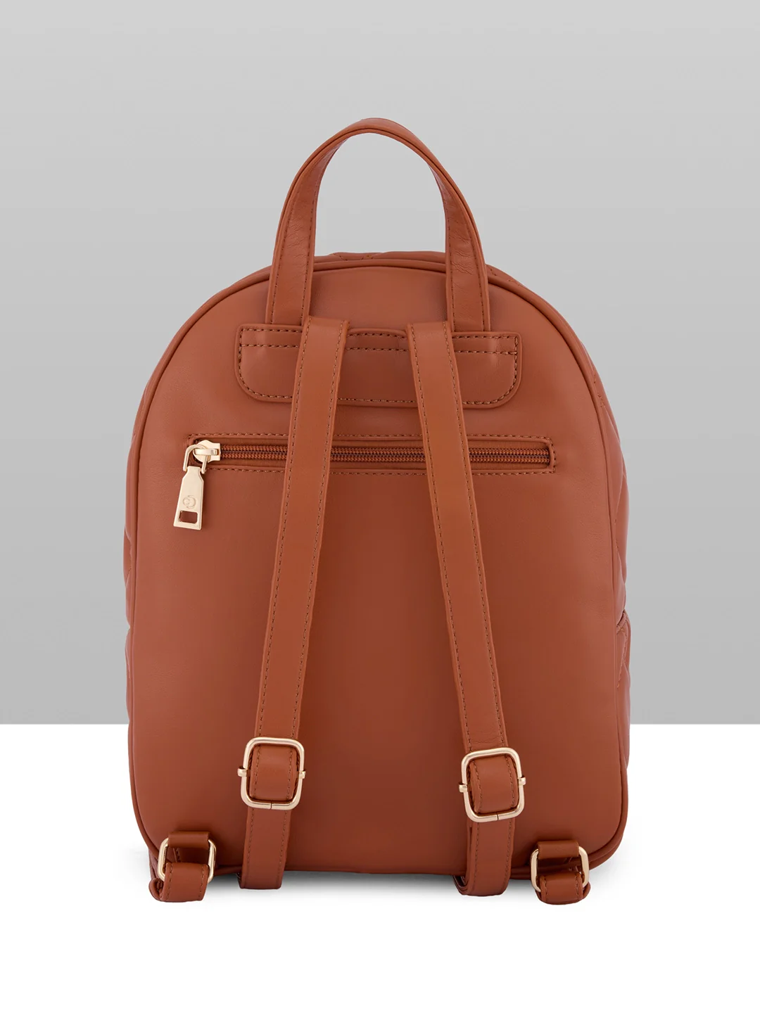 Caprese Winter Medium Tan Backpack - Image 6