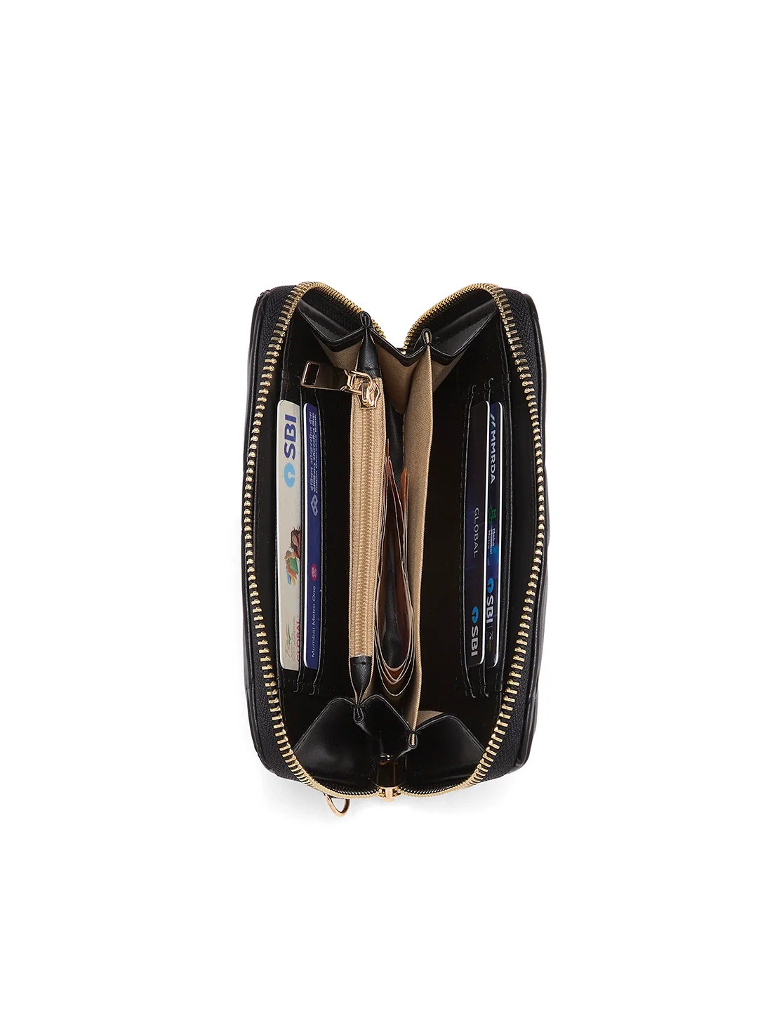 Caprese Winter Small Black Wallet - Image 3