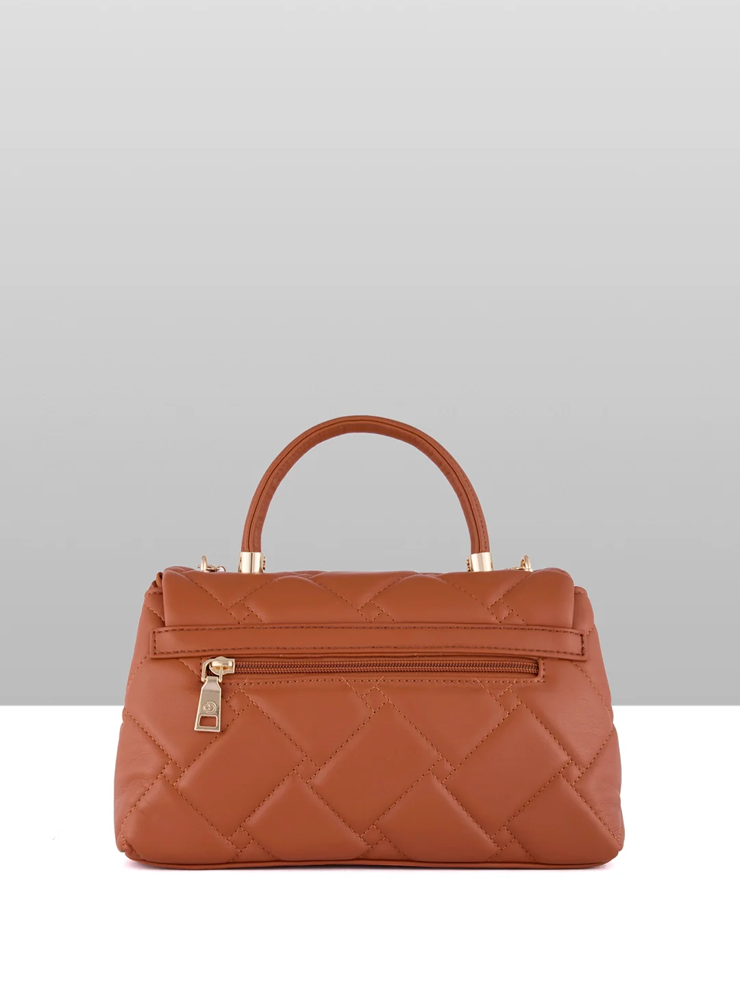 Caprese Winter Small Tan Satchel Bag - Image 6