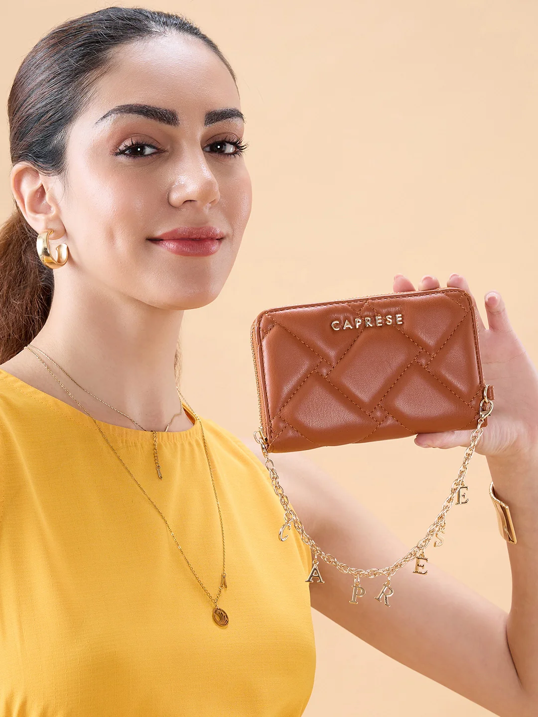 Caprese Winter Small Tan Wallet - Image 2
