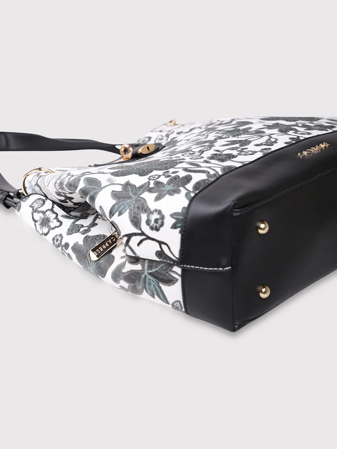 Caprese Wren Large Grey Satchel Bag - Image 12