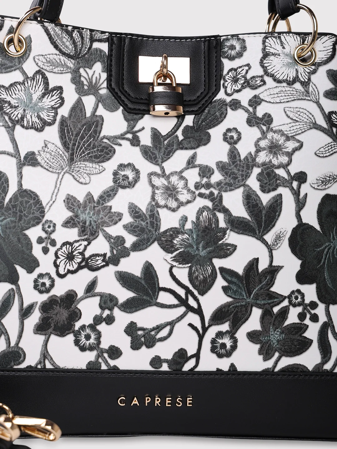 Caprese Wren Large Grey Satchel Bag - Image 9
