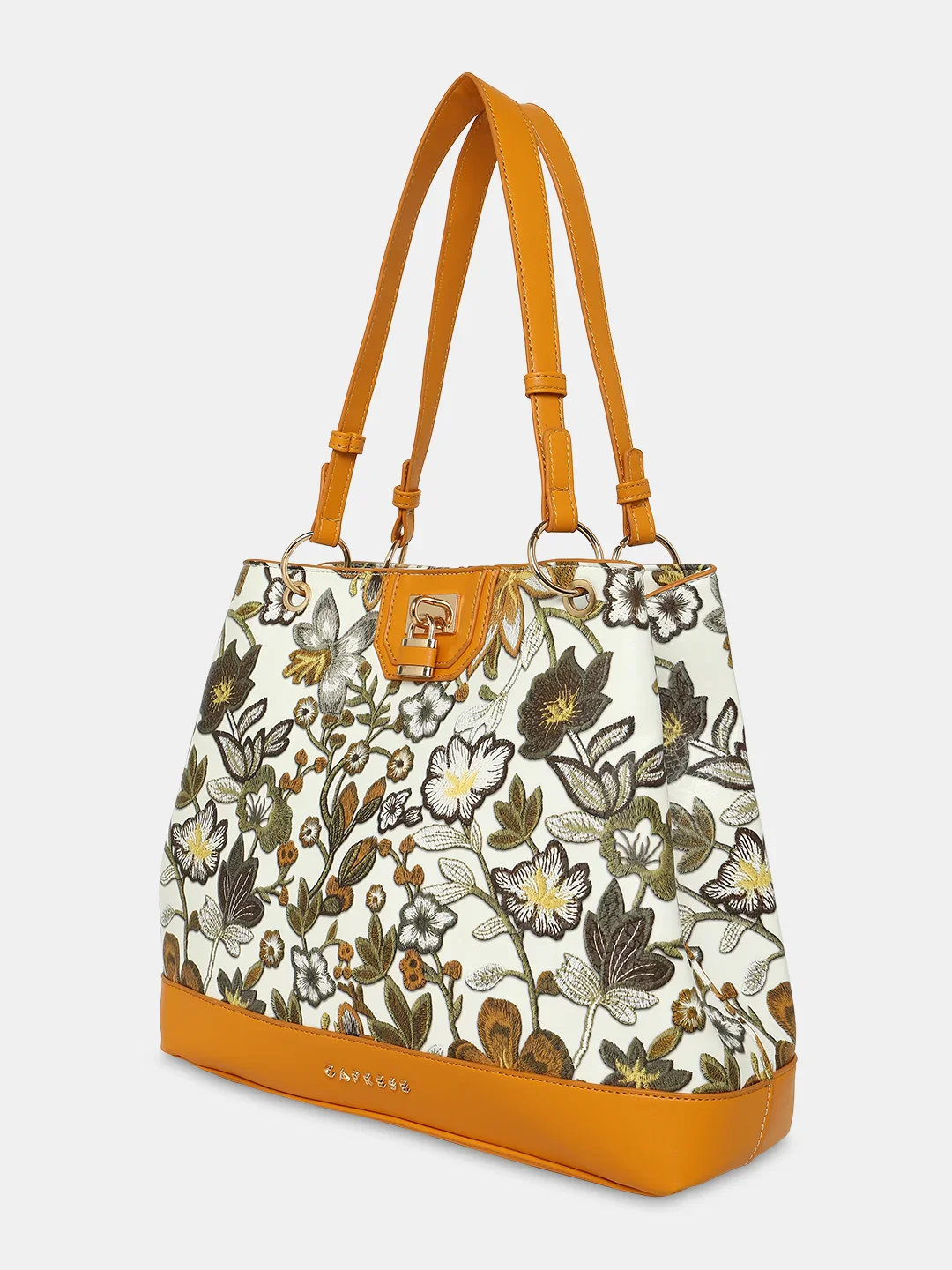 Caprese Wren Large Ochre Satchel Bag - Image 7