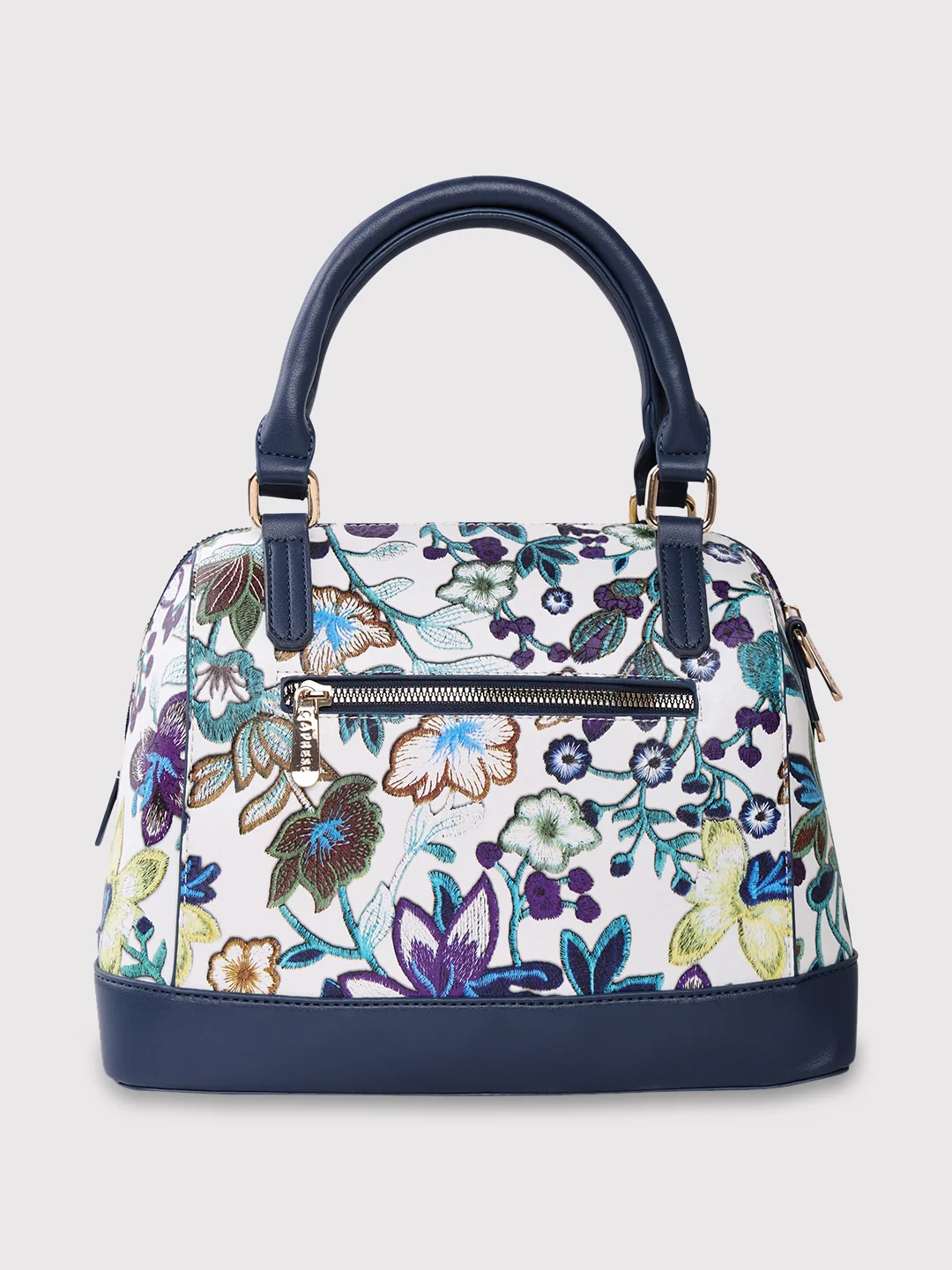 Caprese Wren Medium Navy Satchel Bag - Image 3