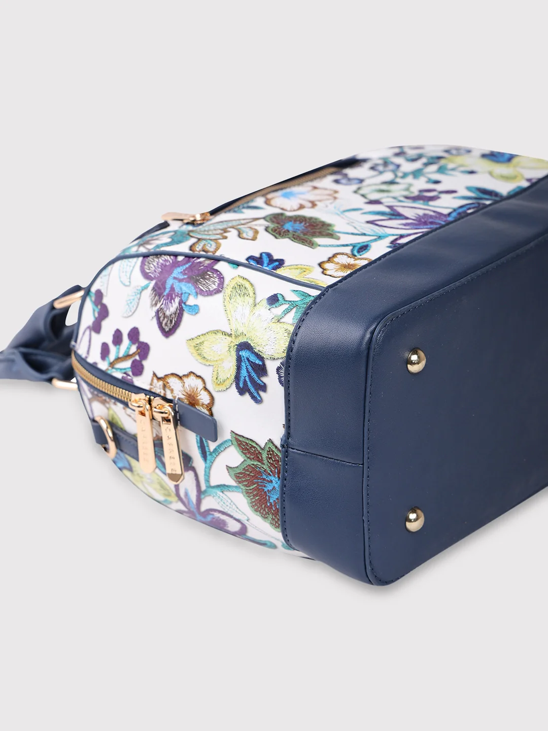 Caprese Wren Medium Navy Satchel Bag - Image 7