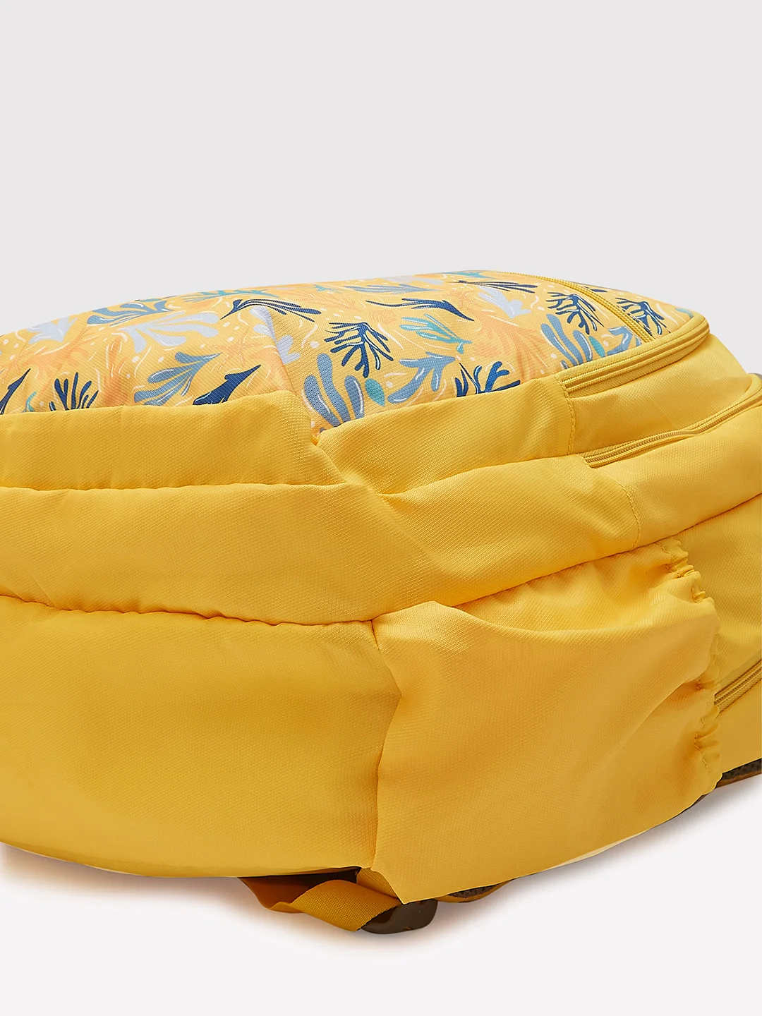 Caprese Xenia Large Yellow Laptop Backpack - Image 5