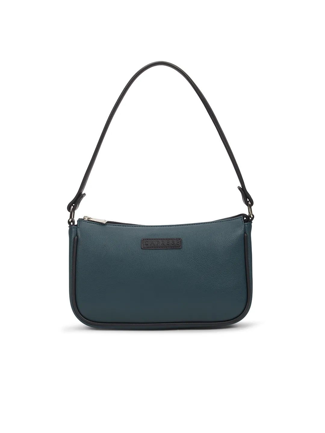 Caprese  Yashna Medium Navy Blue Baguette Bag