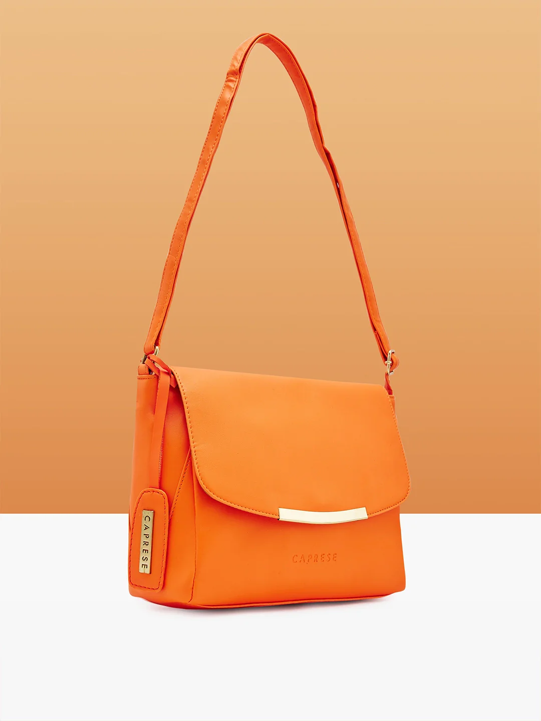 Caprese Yondela Medium Peach Sling Bag - Image 4