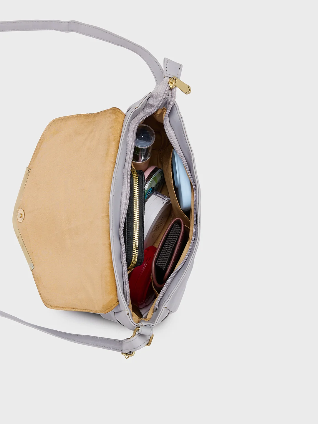 Caprese Yondella Medium Blue Sling Bag - Image 9
