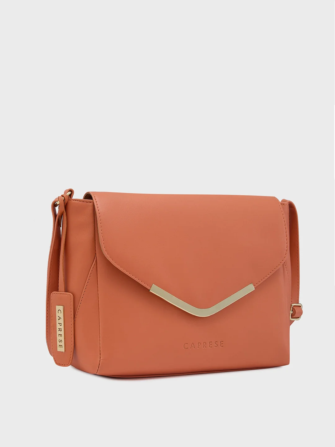 Caprese Yondella Medium Peach Sling Bag - Image 7