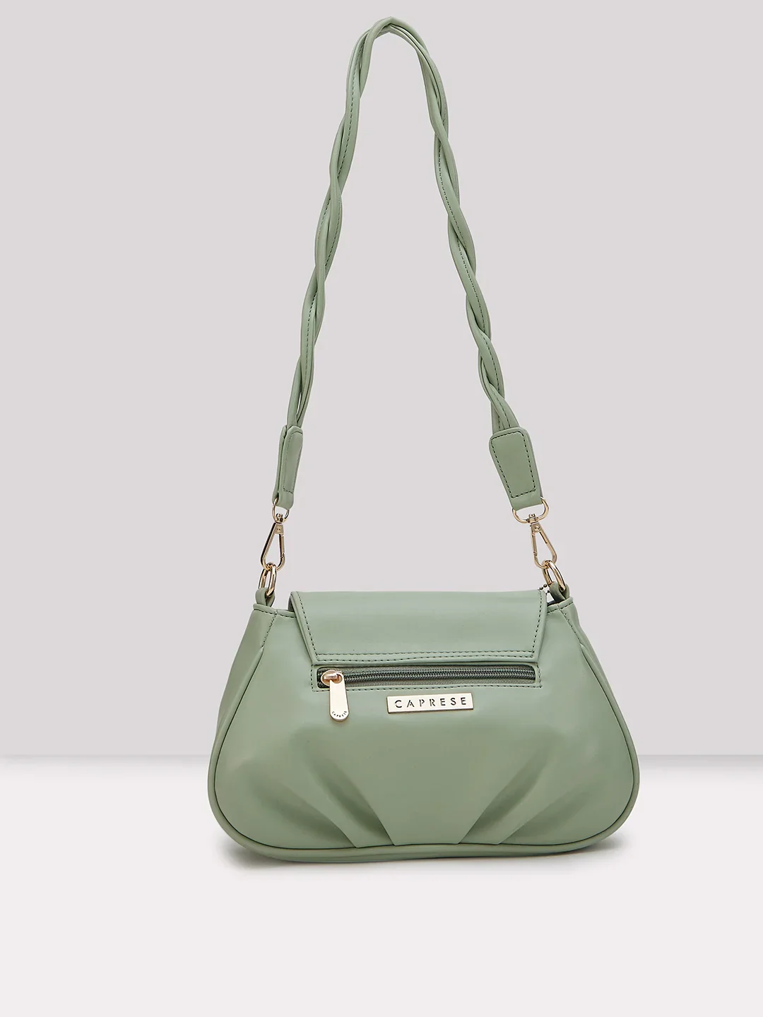 Caprese Yulla Medium Mint Satchel Bag - Image 5
