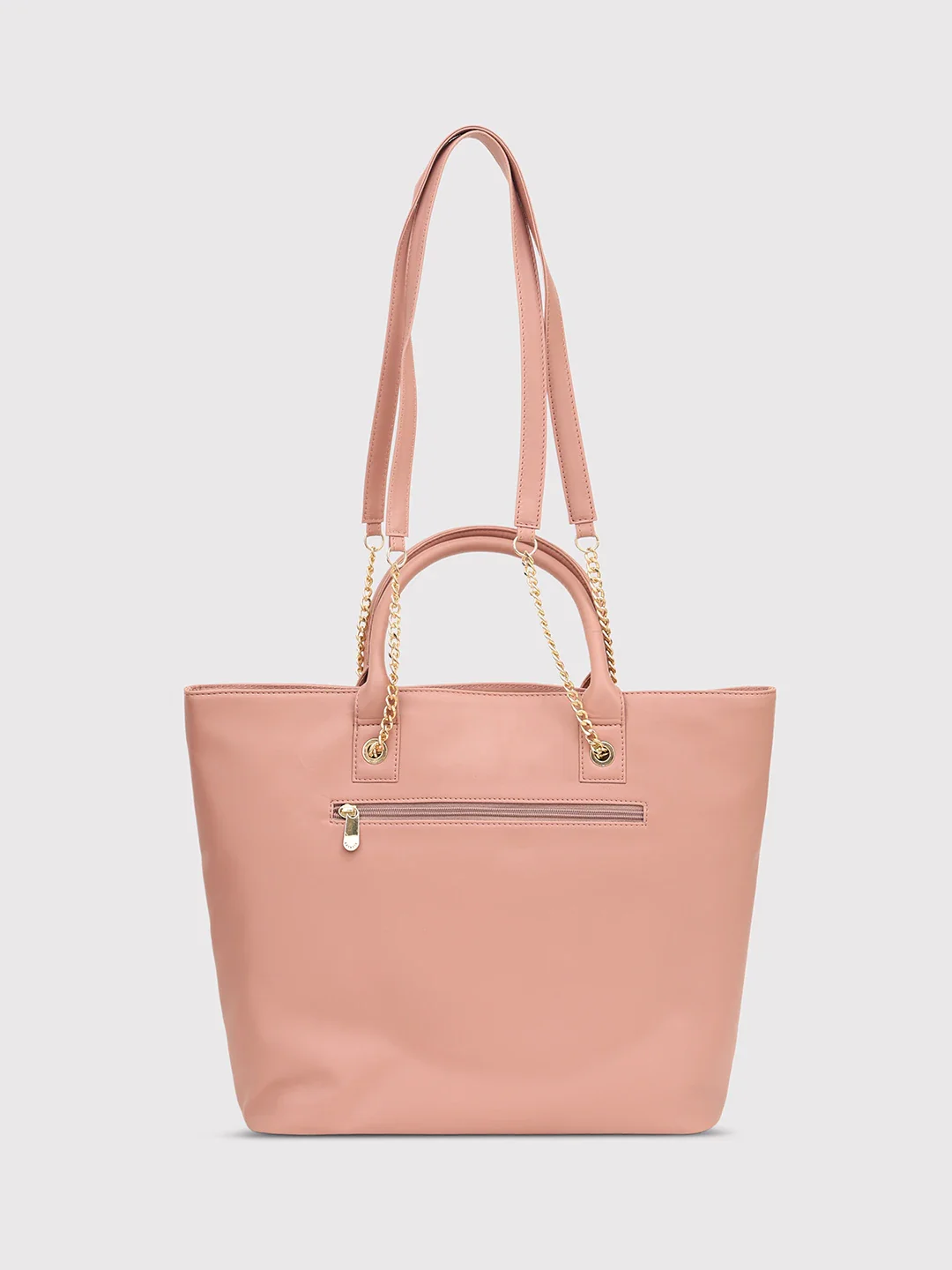 Caprese Yura Medium Soft Pink Tote Bag - Image 5