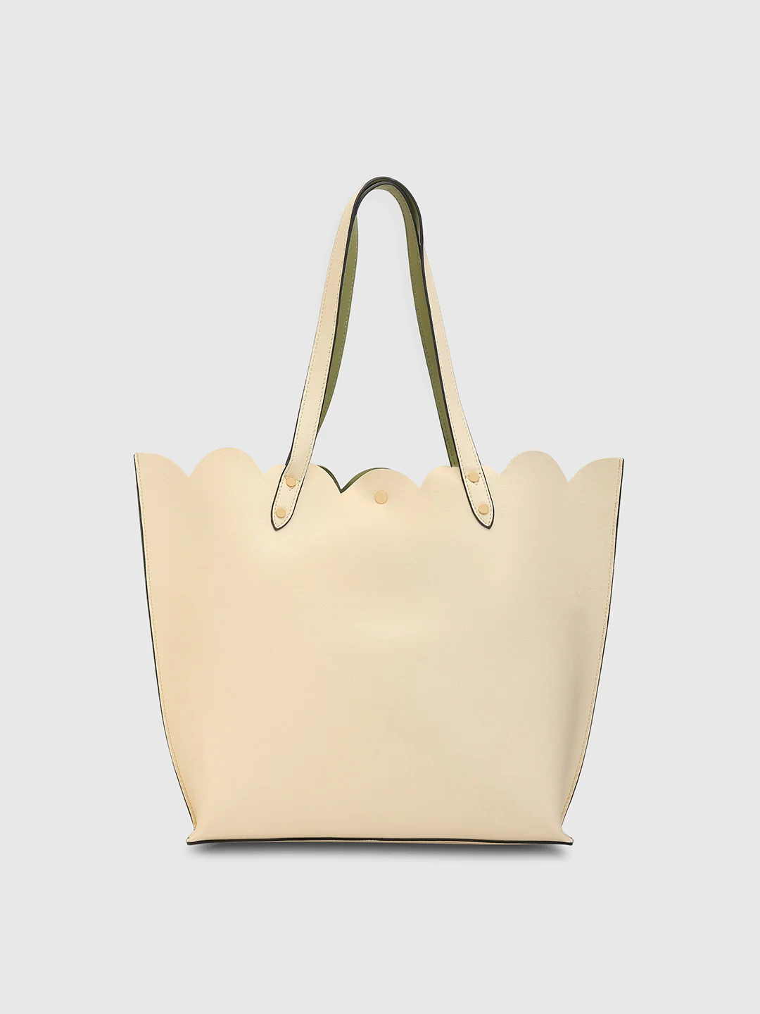 Caprese Zaria Large Off White Open Tote Bag - Image 7