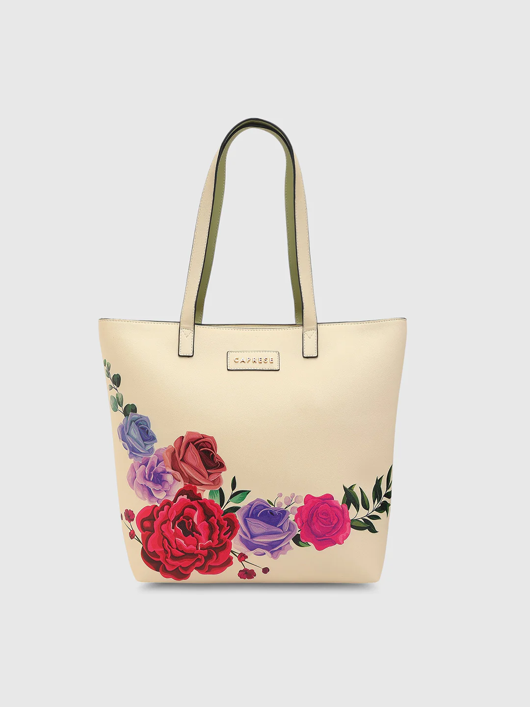 Caprese Zaria Large Off White Tote Bag - Image 6
