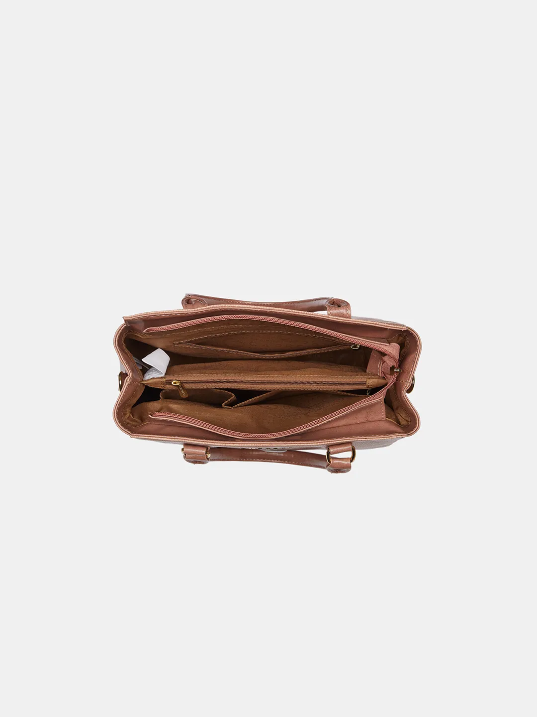 Caprese  Zenith Medium Dusky Pink Satchel Bag - Image 6