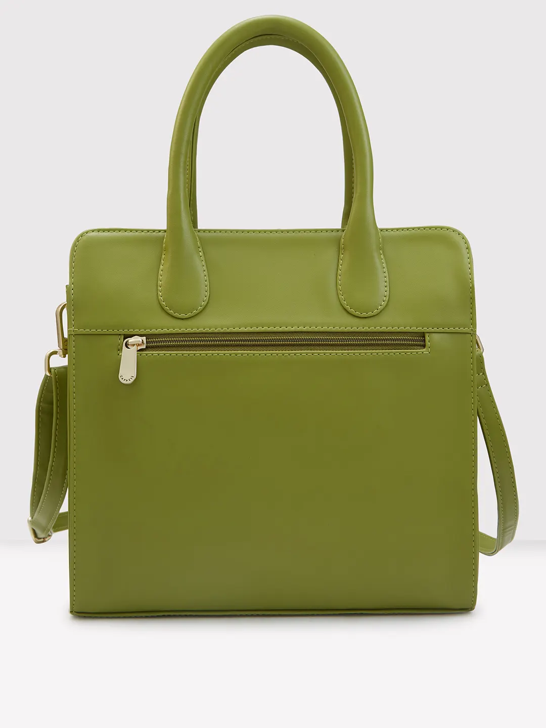 Caprese Zeta Medium Olive Tote Bag - Image 3