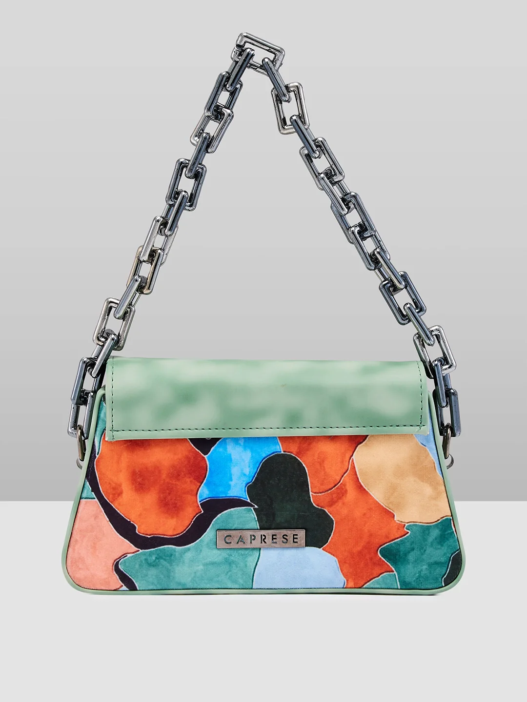 Caprese Ziko Medium Mint Sling Bag - Image 4