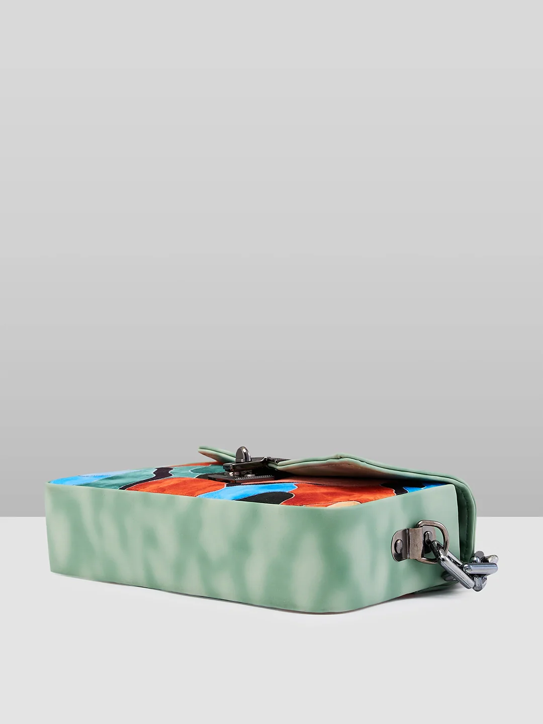 Caprese Ziko Medium Mint Sling Bag - Image 6
