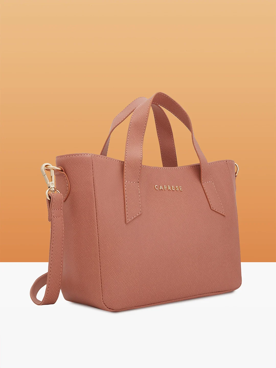 Caprese Ziri Small Pink Satchel Bag - Image 2