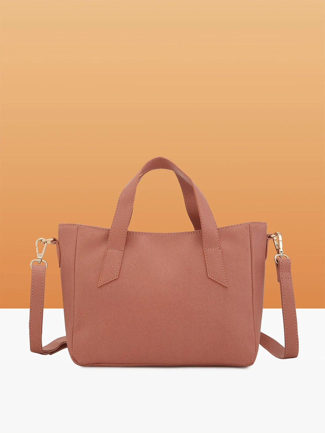 Caprese Ziri Small Pink Satchel Bag - Image 3