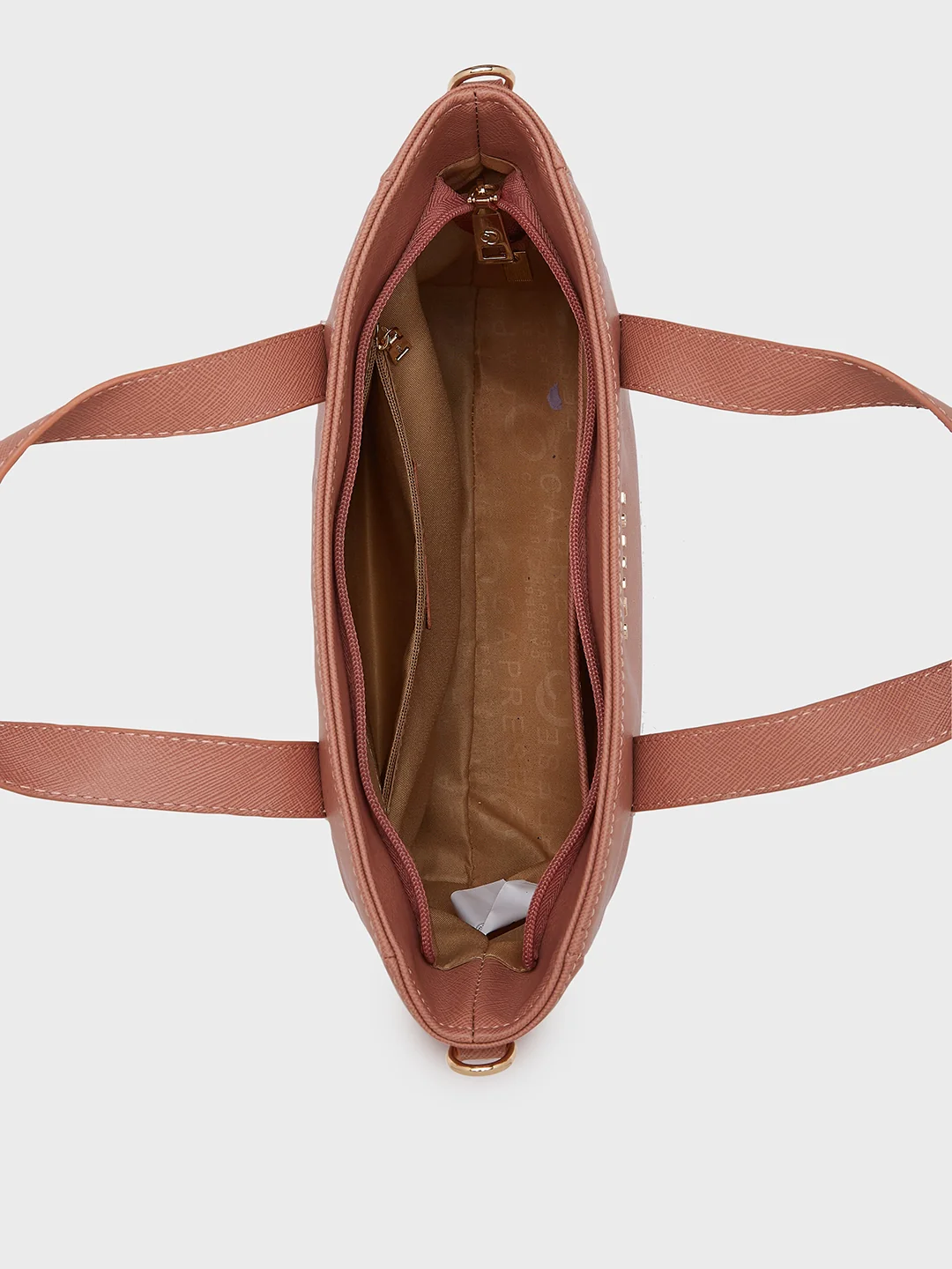 Caprese Ziri Small Pink Satchel Bag - Image 6