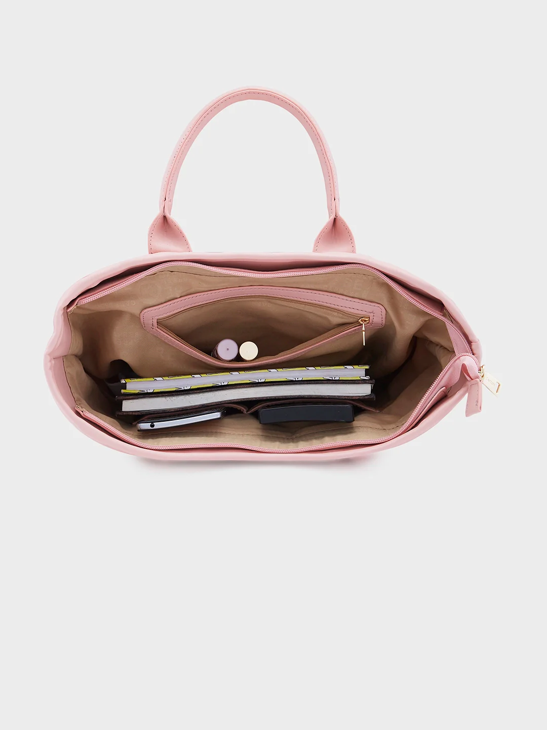 Caprese Ziva Large Blush Tote Bag - Image 8