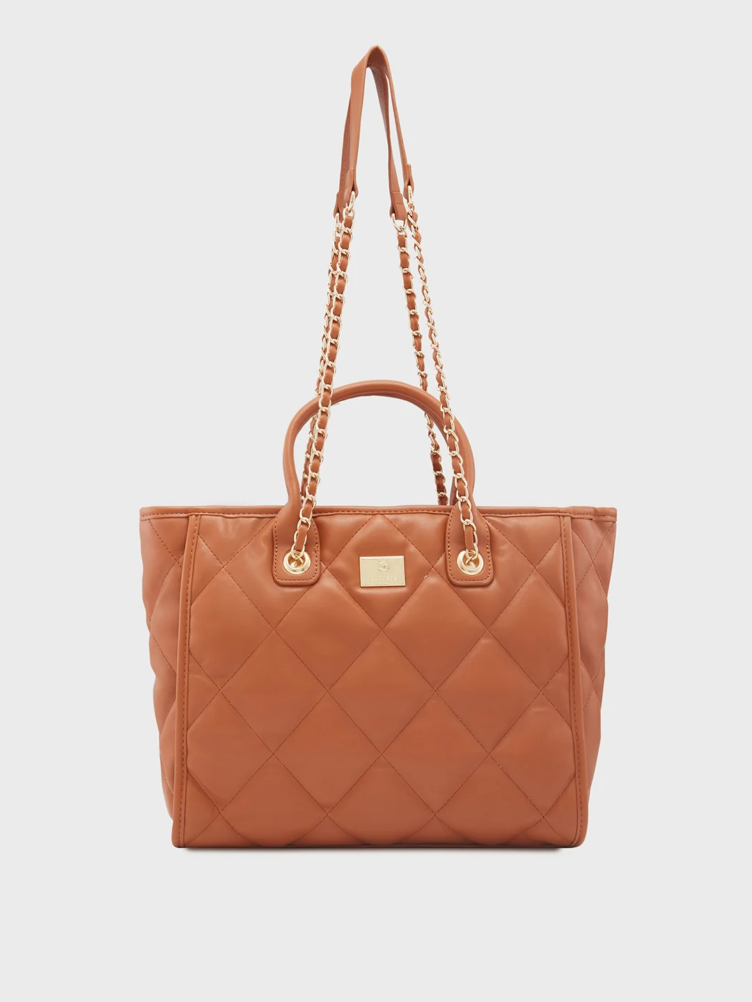 Caprese Ziva Large Tan Tote Bag