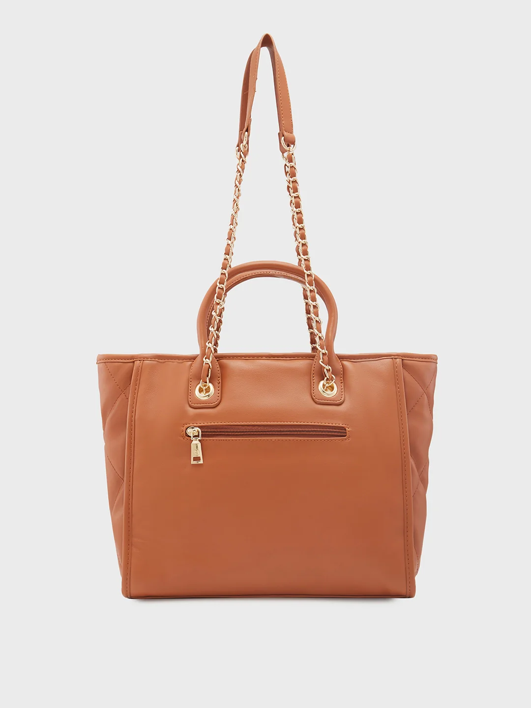Caprese Ziva Large Tan Tote Bag - Image 4
