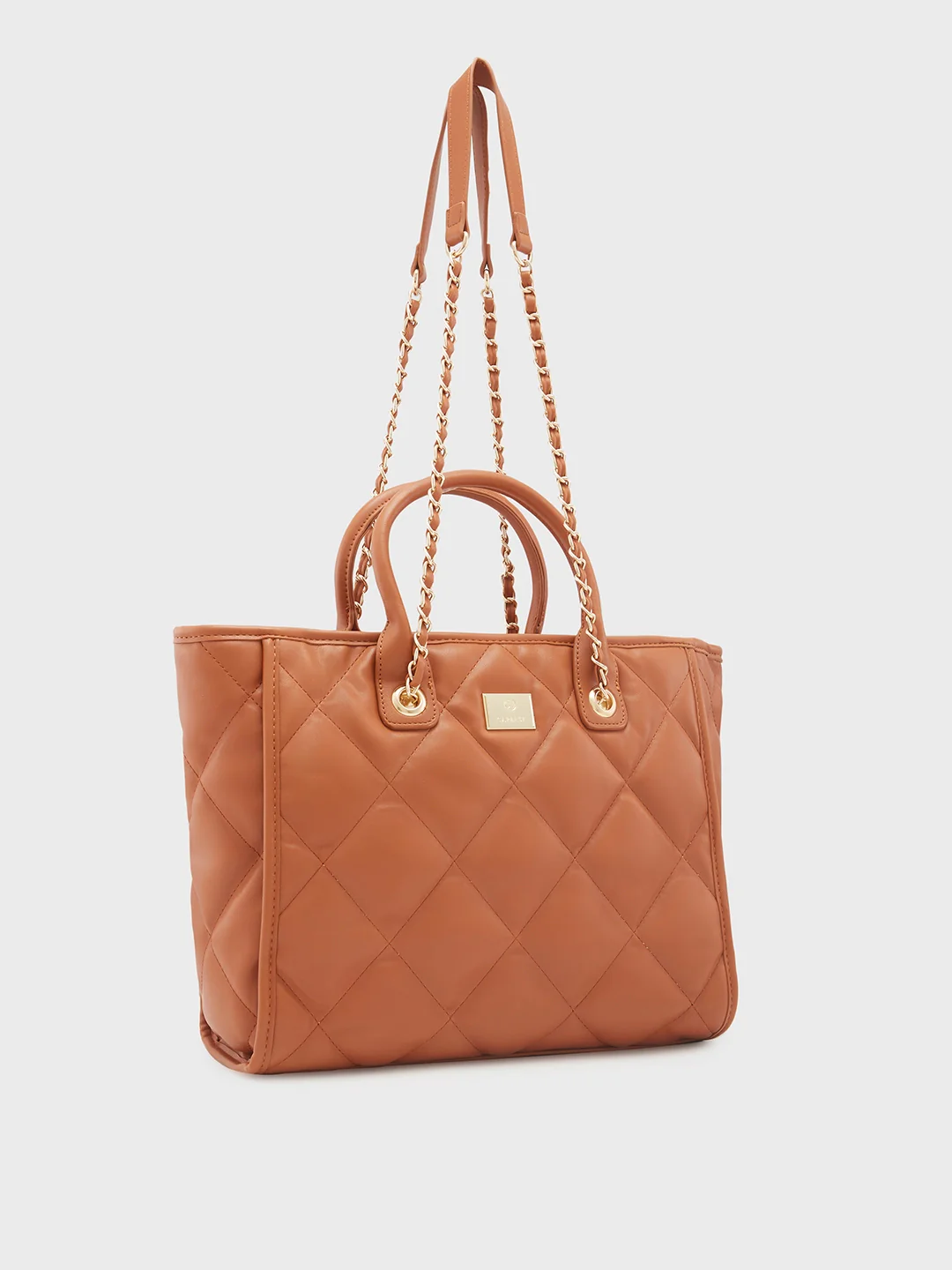 Caprese Ziva Large Tan Tote Bag - Image 5