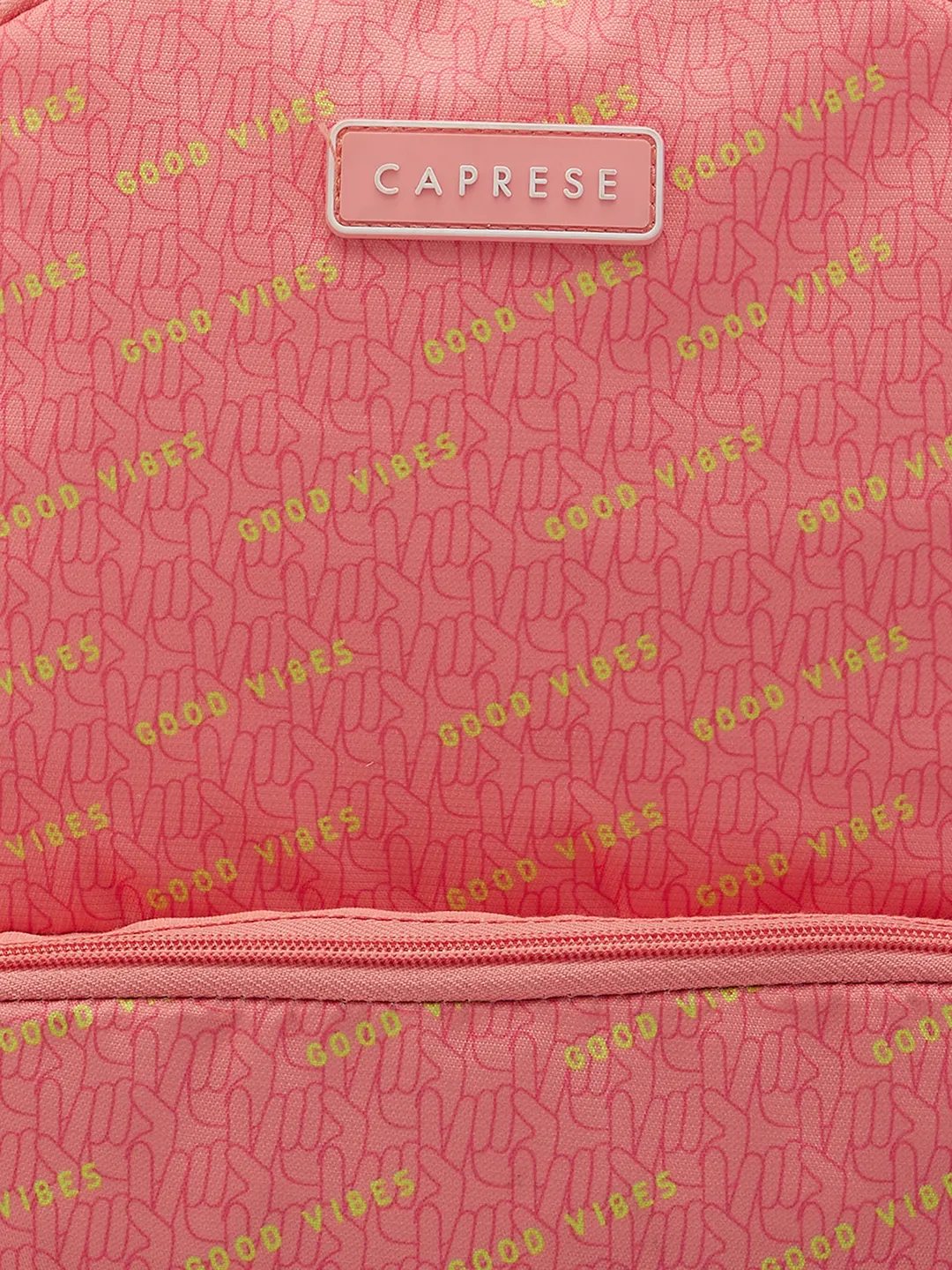 Caprese Zoe Large Peach Backpack - Image 11