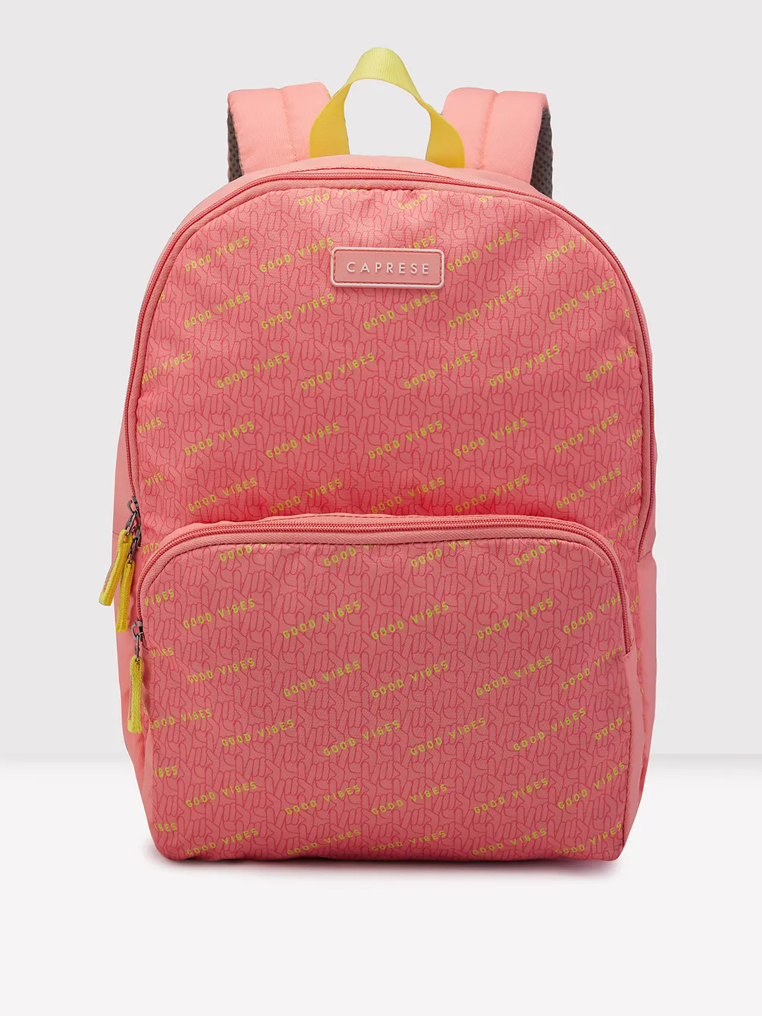 Caprese Zoe Large Peach Backpack - Image 3